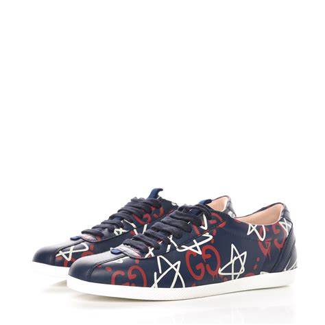 gucci ghost print sneakers|Gucci low top.